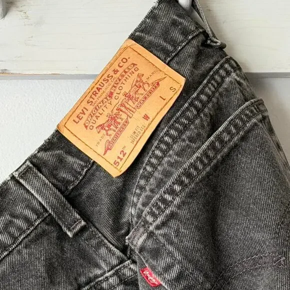 Vintage Levi’s 512 washed black (13 short/29/30) - Picture 2 of 6